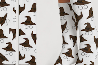 create seamless sock patterns for print