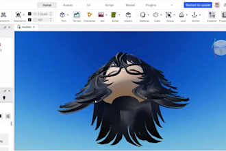 design a custom roblox ugc avatar bundle for the roblox catalog