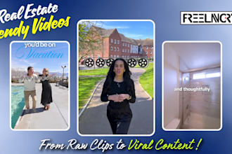 do real estate reels property listing videos edit for realtor