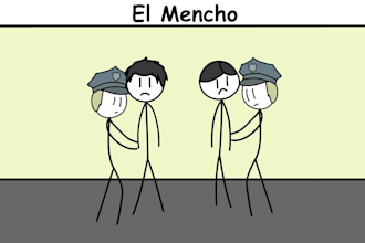 2d stickman animation or stick figure explainer video