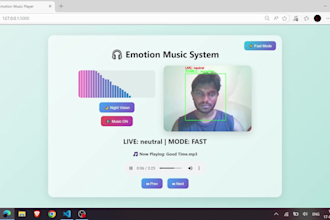 build ai emotion detection with music recommendation