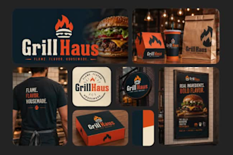 design signature logo, canva branding kit, brand style guide, social media kit
