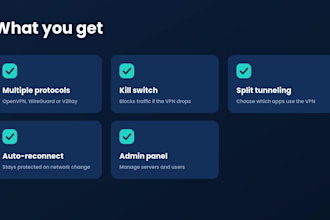 develop a custom VPN application for you