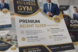 design professional business flyers for your brand