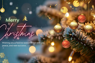 design a cozy snow christmas video rain video thunder with nature sound