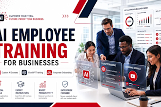 create custom ai employee training, corporate onboarding, sop ai course creation