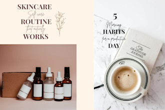 design aesthetic pinterest pins in canva for your business