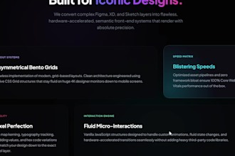 code figma to html css or responsive landing page