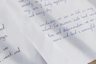 write beautiful handwriting with aesthetic notes and letters