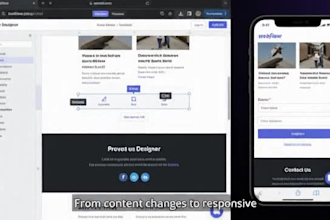 update and maintain your existing webflow website