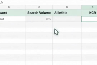 do advanced SEO keyword research using kgr and long tail,