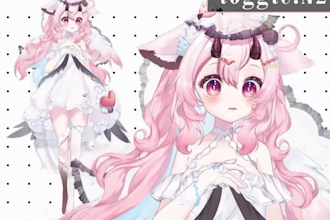 create anime vtuber model live2d rigging vtube studio 2d vtuber avatar live2d