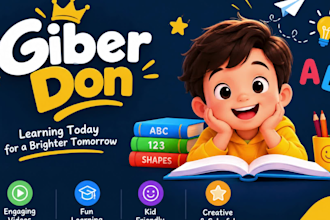 create engaging kids educational videos and animations