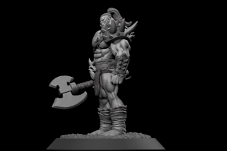 sculpt custom dnd miniature character model tabletop warhammer figurines model