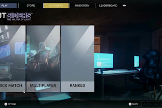 design unreal engine game UI UX, hud, menus, animations and gameplay programming