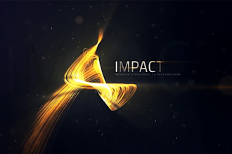 create youtube video intro, 3d logo animation and after effects intro video