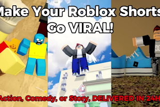 create viral 3d roblox animation shorts in 24 hours