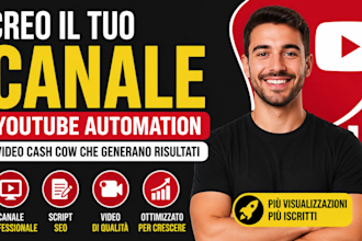 creare canale youtube italiano automatizzato e monetizzabile con video cash cow