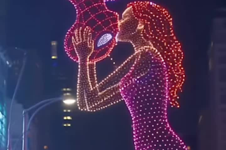 vfx animation 3d drone light show animation cgi animation 3d drone show cgi vfx