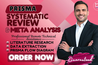 conduct systematic review and meta analysis following prisma guidelines