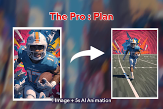 create dynamic american football illustration