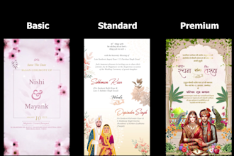 professional wedding invitation video