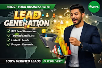 do targeted b2b lead generation, email lead, linkedin leads