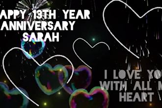 create an anniversary video for your partner