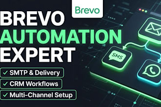 brevo email marketing automation smtp setup sendinblue newsletter crm campaign