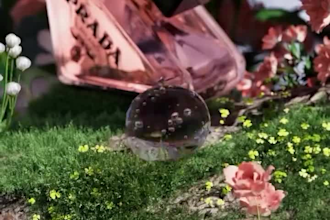 do luxury 3d perfume animation and 4k fragrance product rendering