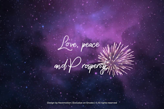 make this new year magical with a custom festive video