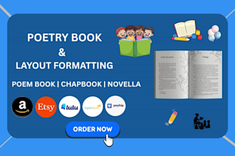 format poetry,manuscript,novel,poem in designrr,ingramspark and indesign project