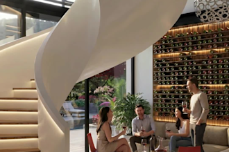 create a professional exterior rendering