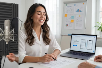 create female german spokesperson ai talking person ugc video ai spokesperson