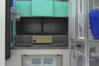 create industrial robot animation and factory automation