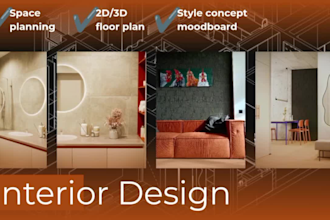 functional small apartment design with layout and 3d visualization
