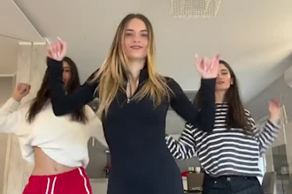 do tik tok dance, group dance to your song