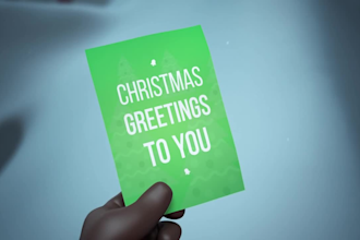 do cinematic merry christmas ai video ads 3d animation for lighting companies