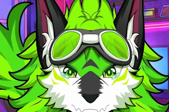 create and rig a furry vtuber model furry live2d avatar design fursona