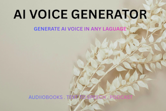 generate the ai voice of your given text in any language