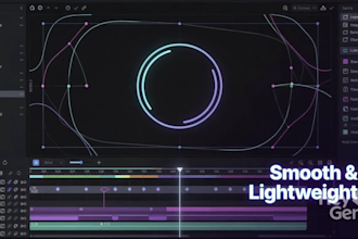 create smooth interactive UI UX animation in rive