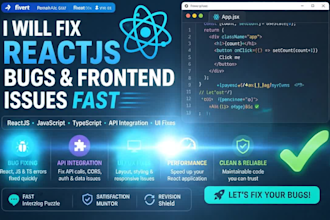 fix react, typescript, javascript bugs and frontend issues