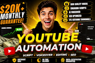 create faceless youtube videos for your automation channel and you tube banner