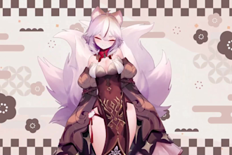 design and rigging live2d vtuber model, 2d vtuber model ,vtuber rigging