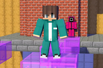 create minecraft 3d animation