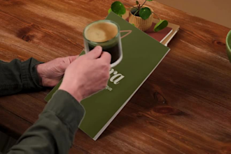 design a professional presentation folder