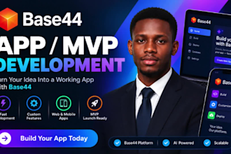 build base44 app base44 mvp base44 web app base44 developer base44 expert ai app