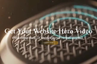 create website banner, website hero video hero video, hero header web banner ads