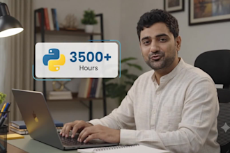tutor python coding lessons with 3000 plus hours experience