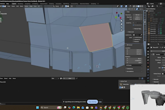 do retopology your scanned and ai  3d model and uv mapping